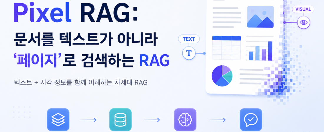 Pixel RAG 1부 — RAG가 문서를 ‘읽는’ 방식이 달라지고 있다.